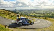 19 August 2022; Josh Moffett and Andy Hayes in their Hyundai i20 R5 during day one of the 2022 Modern Tyres Ulster Rally Round 7 - Irish Tarmac Rally Championship in Newry, Down. Photo by Philip Fitzpatrick/Sportsfile