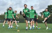 24 August 2022; Richie Towell during a Shamrock Rovers squad training session at Roadstone Sports Club in Dublin. Photo by Seb Daly/Sportsfile