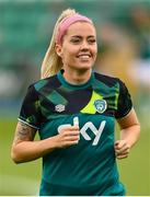 1 September 2022; Denise O'Sullivan of Republic of Ireland before the FIFA Women's World Cup 2023 qualifier match between Republic of Ireland and Finland at Tallaght Stadium in Dublin. Photo by Stephen McCarthy/Sportsfile