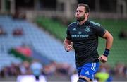 2 September 2022; Jason Jenkins of Leinster warms-up before the pre-season friendly match between Harlequins and Leinster at Twickenham Stoop in London, England. Photo by Brendan Moran/Sportsfile