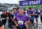 6 September 2022; Tim Cronin representing Grant Thornton competes in the Grant Thornton Corporate 5K Challenge at Kennedy Quay in Cork. Photo by Sam Barnes/Sportsfile