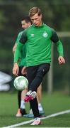 7 September 2022; Daniel Cleary during a Shamrock Rovers squad training session at Roadstone Sports Club in Dublin. Photo by Seb Daly/Sportsfile