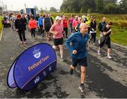 10 September 2022; Participants at the start of the parkrun Ireland in partnership with Vhi, added a new parkrun at Fethard Town Park, Tipperary, on Saturday, 10th of September. parkruns take place over a 5km course weekly, are free to enter and are open to all ages and abilities, providing a fun and safe environment to enjoy exercise. To register for a parkrun near you visit www.parkrun.ie. Photo by Matt Browne/Sportsfile