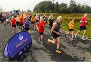 10 September 2022; Participants at the start of the parkrun Ireland in partnership with Vhi, added a new parkrun at Fethard Town Park, Tipperary, on Saturday, 10th of September. parkruns take place over a 5km course weekly, are free to enter and are open to all ages and abilities, providing a fun and safe environment to enjoy exercise. To register for a parkrun near you visit www.parkrun.ie. Photo by Matt Browne/Sportsfile