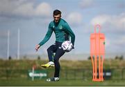 20 September 2022; Troy Parrott during a Republic of Ireland training session at the FAI National Training Centre in Abbotstown, Dublin. Photo by Stephen McCarthy/Sportsfile