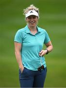 21 September 2022; Former Cork footballer Valerie Mulcahy during the Pro Am ahead of the KPMG Women's Irish Open Golf Championship at Dromoland Castle in Clare. Photo by Brendan Moran/Sportsfile