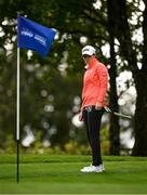 22 September 2022; Leona Maguire of Ireland reacts to a putt on the first green during round one of the KPMG Women's Irish Open Golf Championship at Dromoland Castle in Clare. Photo by Brendan Moran/Sportsfile