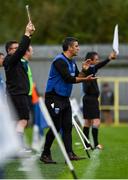 2 October 2022; Scotstown manager Colin McAree during the Monaghan County Senior Club Football Championship Semi-Final match between Inniskeen and Scotstown at St Tiernach's Park in Clones, Monaghan. Photo by Philip Fitzpatrick/Sportsfile