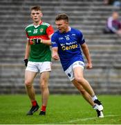 2 October 2022; Scotstown's Conor McCarthy celebrates after scoring a goal during the Monaghan County Senior Club Football Championship Semi-Final match between Inniskeen and Scotstown at St Tiernach's Park in Clones, Monaghan. Photo by Philip Fitzpatrick/Sportsfile