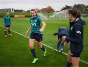 4 October 2022; Katie McCabe during a Republic of Ireland Women training session at the FAI National Training Centre in Abbotstown, Dublin. Photo by Stephen McCarthy/Sportsfile