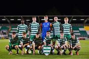 4 October 2022; The Shamrock Rovers team before the UEFA Youth League First Round 2nd Leg match between Shamrock Rovers and AZ Alkmaar at Tallaght Stadium in Dublin. Photo by Ben McShane/Sportsfile