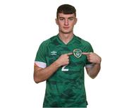 8 October 2022; Luke Casey poses during Republic of Ireland Amateur squad portrait session at AUL Complex in Dublin. Photo by Stephen McCarthy/Sportsfile