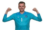 8 October 2022; Goalkeeper Brendan O'Connell poses during Republic of Ireland Amateur squad portrait session at AUL Complex in Dublin. Photo by Stephen McCarthy/Sportsfile