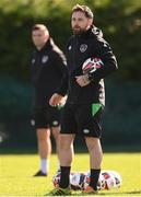 8 October 2022; Chris McDonnell, assistant coach, during a Republic of Ireland Amateur squad training session at AUL Complex in Dublin. Photo by Stephen McCarthy/Sportsfile