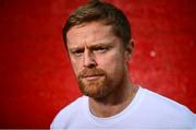 12 October 2022; Shelbourne manager Damien Duff after a media conference at Tolka Park in Dublin. Photo by David Fitzgerald/Sportsfile