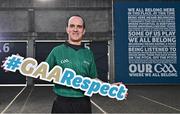 13 October 2022; Referee David Coldrick stands for a portrait during the GAA Referees Respect Day at Croke Park in Dublin. Photo by Sam Barnes/Sportsfile