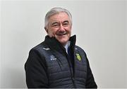 24 October 2022; Donegal county board chairman Mick McGrath during the Donegal GAA media conference at the GAA Centre of Excellence in Convoy, Donegal. Photo by Sam Barnes/Sportsfile