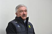 24 October 2022; Donegal county board chairman Mick McGrath during the Donegal GAA media conference at the GAA Centre of Excellence in Convoy, Donegal. Photo by Sam Barnes/Sportsfile
