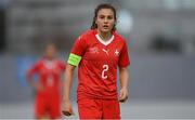 3 November 2022; Nathalie Widmer of Switzerland during the Women's U16 International Friendly match between Republic of Ireland and Switzerland at Whitehall Stadium in Dublin. Photo by Seb Daly/Sportsfile