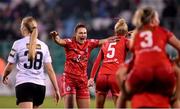 6 November 2022; Jemma Quinn of Shelbourne celebrates after the EVOKE.ie FAI Women's Cup Final match between Shelbourne and Athlone Town at Tallaght Stadium in Dublin. Photo by Stephen McCarthy/Sportsfile