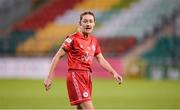 6 November 2022; Rachel Graham of Shelbourne during the EVOKE.ie FAI Women's Cup Final match between Shelbourne and Athlone Town at Tallaght Stadium in Dublin. Photo by Stephen McCarthy/Sportsfile