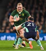 5 November 2022; Vincent Koch of South Africa in action against Jamison Gibson-Park of Ireland during the Bank of Ireland Nations Series match between Ireland and South Africa at the Aviva Stadium in Dublin. Photo by Brendan Moran/Sportsfile