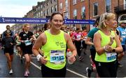 30 October 2022; Deirdre McGeoghegan from Inishowen AC, Donegal, competes in the 2022 Irish Life Dublin Marathon. 25,000 runners took to the Fitzwilliam Square start line to participate in the 41st running of the Dublin Marathon after a two-year absence. Photo by Sam Barnes/Sportsfile
