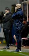 11 November 2022; Waterford head coach Danny Searle during the SSE Airtricity League Promotion / Relegation Play-off match between UCD and Waterford at Richmond Park in Dublin. Photo by Seb Daly/Sportsfile