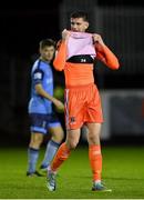 11 November 2022; Killian Cantwell of Waterford reacts during the SSE Airtricity League Promotion / Relegation Play-off match between UCD and Waterford at Richmond Park in Dublin. Photo by Seb Daly/Sportsfile