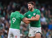 12 November 2022; Stuart McCloskey, right, and Jamison Gibson-Park of Ireland after the Bank of Ireland Nations Series match between Ireland and Fiji at the Aviva Stadium in Dublin. Photo by Brendan Moran/Sportsfile