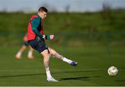 15 November 2022; James McClean during a Republic of Ireland training session at the FAI National Training Centre in Abbotstown, Dublin. Photo by Seb Daly/Sportsfile