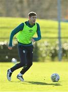 15 November 2022; Nathan Collins during a Republic of Ireland training session at the FAI National Training Centre in Abbotstown, Dublin. Photo by Seb Daly/Sportsfile