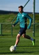 16 November 2022; Evan Ferguson during a Republic of Ireland training session at the FAI National Training Centre in Abbotstown, Dublin. Photo by Seb Daly/Sportsfile