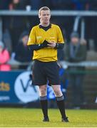 11 December 2022; Referee Joe McQuillan during the AIB Ulster GAA Football Senior Club Championship Final match between Glen Watty Graham's of Derry and Kilcoo of Down at the Athletics Grounds in Armagh. Photo by Ben McShane/Sportsfile