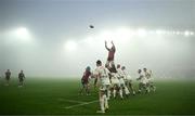 11 December 2022; Jean Kleyn of Munster takes possession in a lineout during the Heineken Champions Cup Pool B Round 1 match between Munster and Toulouse at Thomond Park in Limerick. Photo by Harry Murphy/Sportsfile