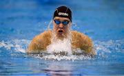 15 December 2022; Darragh Greene of National Centre Dublin  competing in the Men's 100m breaststroke final during day one of the Irish National Winter Swimming Championships 2022 at the National Aquatic Centre, on the Sport Ireland Campus, in Dublin. Photo by David Fitzgerald/Sportsfile