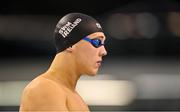 15 December 2022; Darragh Greene of National Centre Dublin before competing in the Men's 100m breaststroke final during day one of the Irish National Winter Swimming Championships 2022 at the National Aquatic Centre, on the Sport Ireland Campus, in Dublin. Photo by David Fitzgerald/Sportsfile