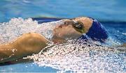 15 December 2022; Victoria Elisa Balderacchi of Southwaves SC competing in the Women's 50m backstroke final during day one of the Irish National Winter Swimming Championships 2022 at the National Aquatic Centre, on the Sport Ireland Campus, in Dublin. Photo by David Fitzgerald/Sportsfile