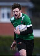 4 January 2023; Joshua Burke of South East during the Shane Horgan Cup Round Three match between South East and North East at Clontarf RFC in Dublin. Photo by Harry Murphy/Sportsfile