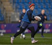 6 January 2023; Jenny Murphy during a Leinster Rugby women's captain's run at Energia Park in Dublin. Photo by Seb Daly/Sportsfile