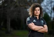 9 January 2023; Jenny Murphy during a Leinster Rugby women's media conference at Leinster HQ in Dublin. Photo by Harry Murphy/Sportsfile