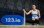 11 January 2023; Long jumper Ruby Millet of St Abbans AC, Laois, in attendance during the 123.ie National Junior and U23 Indoor Championships media day at the National Indoor Arena in Dublin. Photo by Sam Barnes/Sportsfile