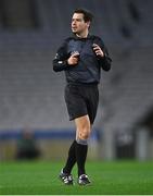 14 January 2023; Referee Caymon Flynn during the GAA Hurling All-Ireland Junior Championship Final match between Ballygiblin of Cork and Easkey of Sligo at Croke Park in Dublin. Photo by Piaras Ó Mídheach/Sportsfile