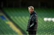 20 January 2023; Head coach Leo Cullen during a Leinster Rugby captain's run at the Aviva Stadium in Dublin. Photo by Harry Murphy/Sportsfile