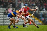 22 January 2023; Colin Walsh of Cork in action against Conor Stakelum of Tipperary during the Co-Op Superstores Munster Hurling League Final match between Cork and Tipperary at Páirc Ui Rinn in Cork. Photo by Seb Daly/Sportsfile