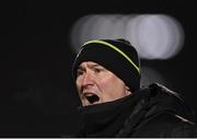 25 January 2023; Queen's University Belfast manager Conor Deegan during the HE GAA Sigerson Cup Round 3 match between University College Cork and Queen's University Belfast at the GAA National Games Development Centre in Abbotstown, Dublin. Photo by Piaras Ó Mídheach/Sportsfile