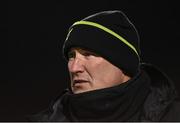 25 January 2023; Queen's University Belfast manager Conor Deegan during the HE GAA Sigerson Cup Round 3 match between University College Cork and Queen's University Belfast at the GAA National Games Development Centre in Abbotstown, Dublin. Photo by Piaras Ó Mídheach/Sportsfile