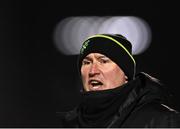 25 January 2023; Queen's University Belfast manager Conor Deegan during the HE GAA Sigerson Cup Round 3 match between University College Cork and Queen's University Belfast at the GAA National Games Development Centre in Abbotstown, Dublin. Photo by Piaras Ó Mídheach/Sportsfile