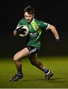 25 January 2023; Padraig Purcell of Queen's University Belfast during the HE GAA Sigerson Cup Round 3 match between University College Cork and Queen's University Belfast at the GAA National Games Development Centre in Abbotstown, Dublin. Photo by Piaras Ó Mídheach/Sportsfile