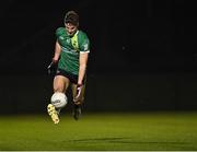 25 January 2023; Dan Higgins of Queen's University Belfast during the HE GAA Sigerson Cup Round 3 match between University College Cork and Queen's University Belfast at the GAA National Games Development Centre in Abbotstown, Dublin. Photo by Piaras Ó Mídheach/Sportsfile